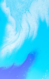 Preview wallpaper paint, liquid, fluid art, stains, blue, abstraction