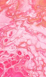 Preview wallpaper paint, liquid, fluid art, stains, pink, spots