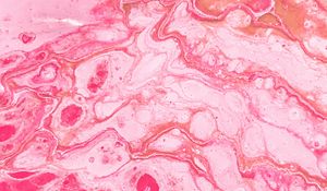 Preview wallpaper paint, liquid, fluid art, stains, pink, spots