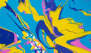 Preview wallpaper paint, liquid, fluid art, colorful, abstraction