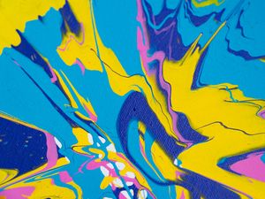 Preview wallpaper paint, liquid, fluid art, colorful, abstraction