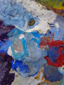 Preview wallpaper paint, liquid, fluid art, stains, multicolored, abstraction