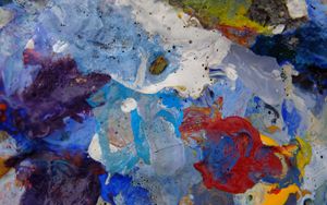 Preview wallpaper paint, liquid, fluid art, stains, multicolored, abstraction