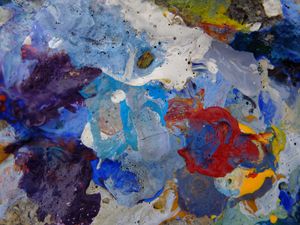 Preview wallpaper paint, liquid, fluid art, stains, multicolored, abstraction