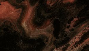 Preview wallpaper paint, liquid, fluid art, stains, wave, dark