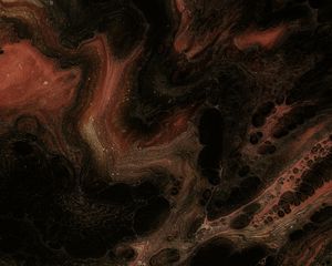 Preview wallpaper paint, liquid, fluid art, stains, wave, dark