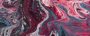 Preview wallpaper paint, liquid, fluid art, stains, wave, spots, pink