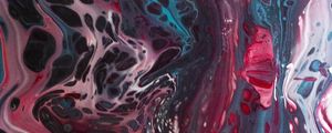 Preview wallpaper paint, liquid, fluid art, stains, spots, colorful