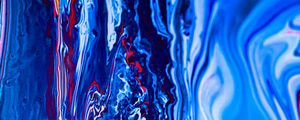 Preview wallpaper paint, liquid, fluid art, stains, blue, art