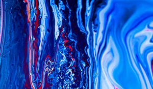 Preview wallpaper paint, liquid, fluid art, stains, blue, art