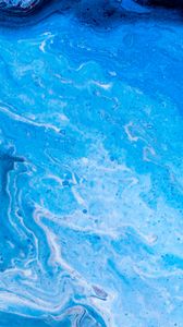 Preview wallpaper paint, liquid, fluid art, stains, faded, blue