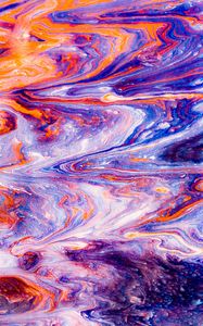 Preview wallpaper paint, liquid, fluid art, stains, colorful, modern