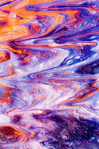 Preview wallpaper paint, liquid, fluid art, stains, colorful, modern