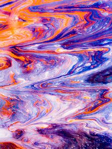 Preview wallpaper paint, liquid, fluid art, stains, colorful, modern