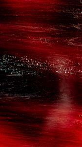 Preview wallpaper paint, liquid, glare, stains, abstraction, red