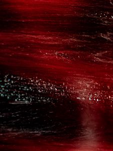 Preview wallpaper paint, liquid, glare, stains, abstraction, red