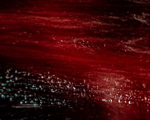 Preview wallpaper paint, liquid, glare, stains, abstraction, red