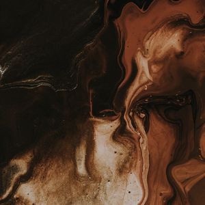 Preview wallpaper paint, liquid, mixing, stains, abstraction, brown