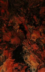 Preview wallpaper paint, liquid, mixing, stains, abstraction, red