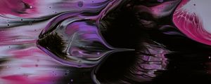 Preview wallpaper paint, liquid, mixing, abstraction, pink, purple