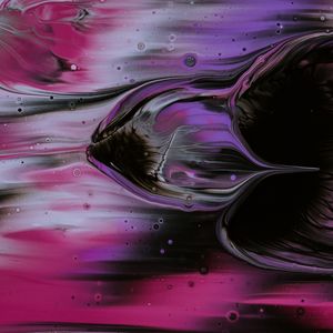 Preview wallpaper paint, liquid, mixing, abstraction, pink, purple