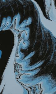 Preview wallpaper paint, liquid, mixing, blue, abstraction
