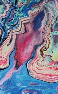 Preview wallpaper paint, liquid, mixing, abstraction, colorful