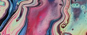 Preview wallpaper paint, liquid, mixing, abstraction, colorful