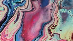 Preview wallpaper paint, liquid, mixing, abstraction, colorful