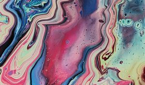 Preview wallpaper paint, liquid, mixing, abstraction, colorful