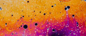 Preview wallpaper paint, liquid, multicolored, spots