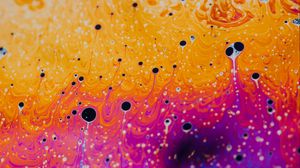 Preview wallpaper paint, liquid, multicolored, spots