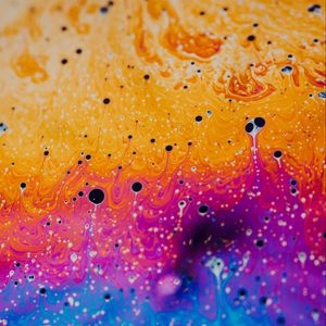 Preview wallpaper paint, liquid, multicolored, spots