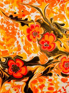 Preview wallpaper paint, liquid, pattern, flowers, mixing, abstraction