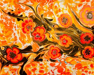 Preview wallpaper paint, liquid, pattern, flowers, mixing, abstraction