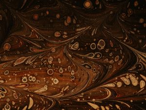 Preview wallpaper paint, liquid, pattern, spots, abstraction, brown