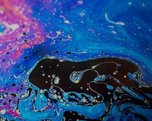 Preview wallpaper paint, liquid, spot, stains, fluid art, multi-colored