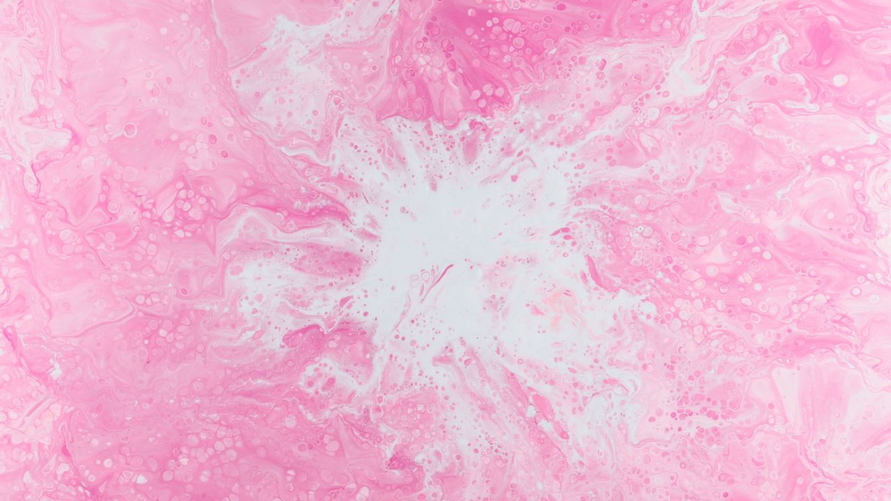 Wallpaper paint, liquid, spots, fluid art, stains, pink, abstraction