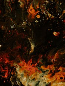 Preview wallpaper paint, liquid, spots, stains, abstraction