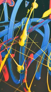 Preview wallpaper paint, liquid, spray, multicolored, abstraction