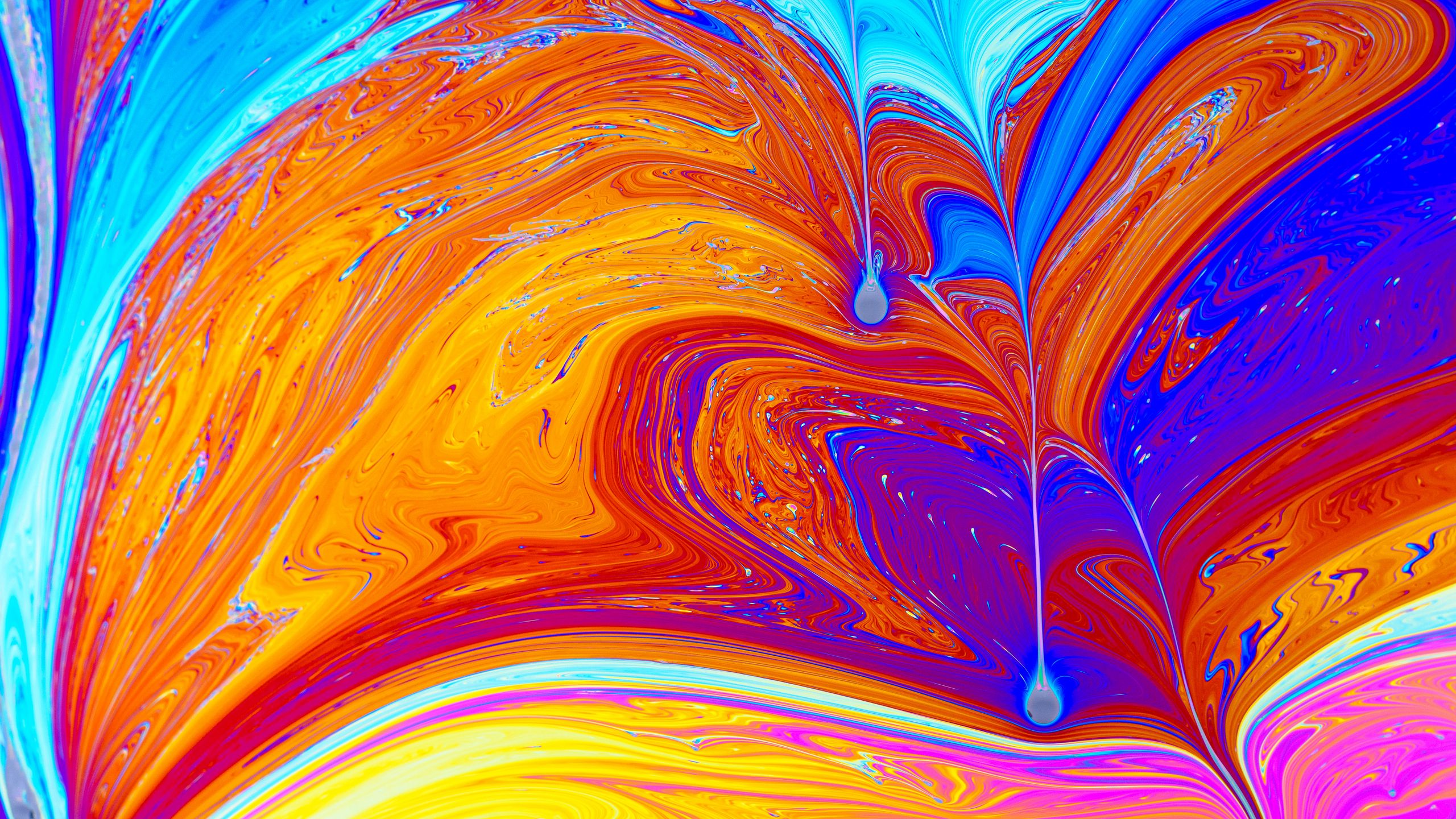 Download wallpaper 2560x1440 paint, liquid, stains widescreen 16:9 hd ...