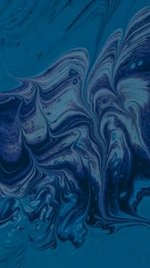 Preview wallpaper paint, liquid, stains, blue