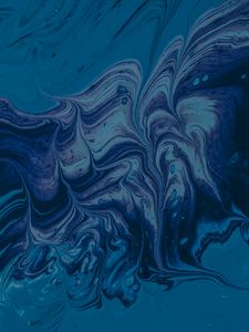 Preview wallpaper paint, liquid, stains, blue