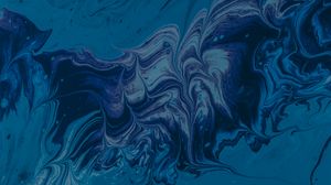 Preview wallpaper paint, liquid, stains, blue