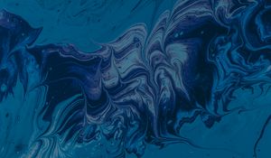 Preview wallpaper paint, liquid, stains, blue
