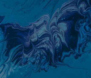 Preview wallpaper paint, liquid, stains, blue