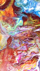 Preview wallpaper paint, liquid, stains, multicolored