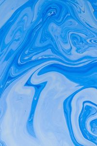 Preview wallpaper paint, liquid, stains, fluid art, wavy, blue