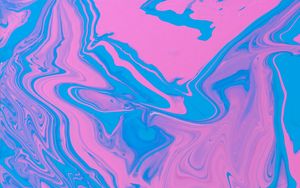 Preview wallpaper paint, liquid, stains, pink, blue