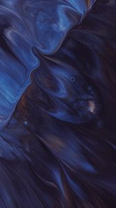 Preview wallpaper paint, liquid, stains, blue, dark